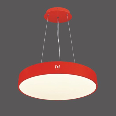 Đèn Mặt Trăng Treo Trần Kiến Trúc Hình Tròn VTM0112S-90W-RED